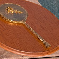 Vintage hand mirror, from the mid Century