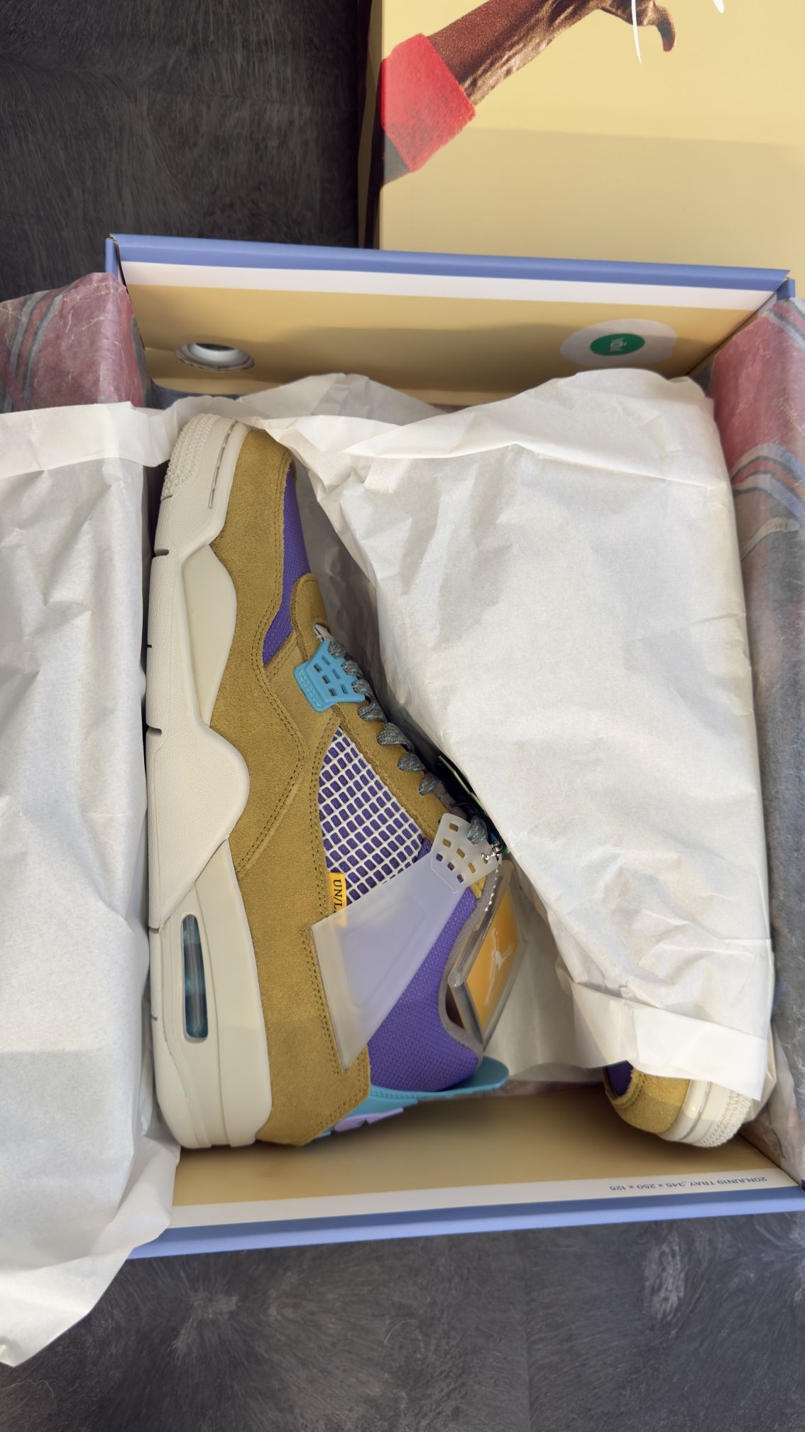 Jordan 4 Union LA Dessert Moss Sz 10.5