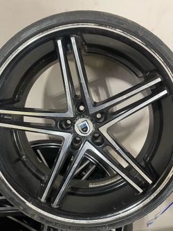 22” rims and tires