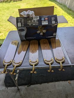 5 Blade Ceiling Fan With Domes