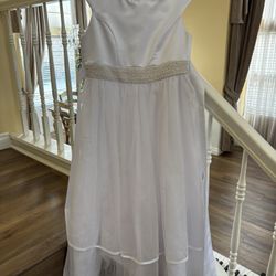 First Communion White Dress Size 16