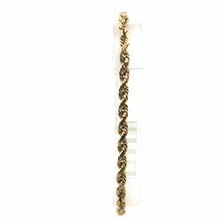 Men’s 14k Yellow Gold 9” Inch 4mm Rope Link Bracelet GP3124780
