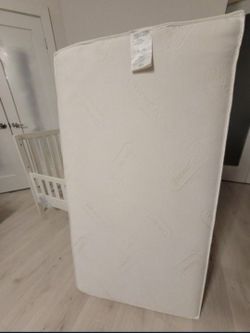 Serta Eco Firm 2-Stage 6" Premium Waterproof Baby Crib Cooling Mattress & Toddler Mattress Like New