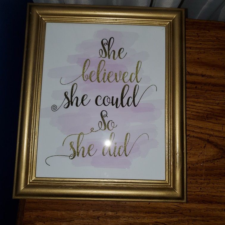 She Believed She Could So She Did