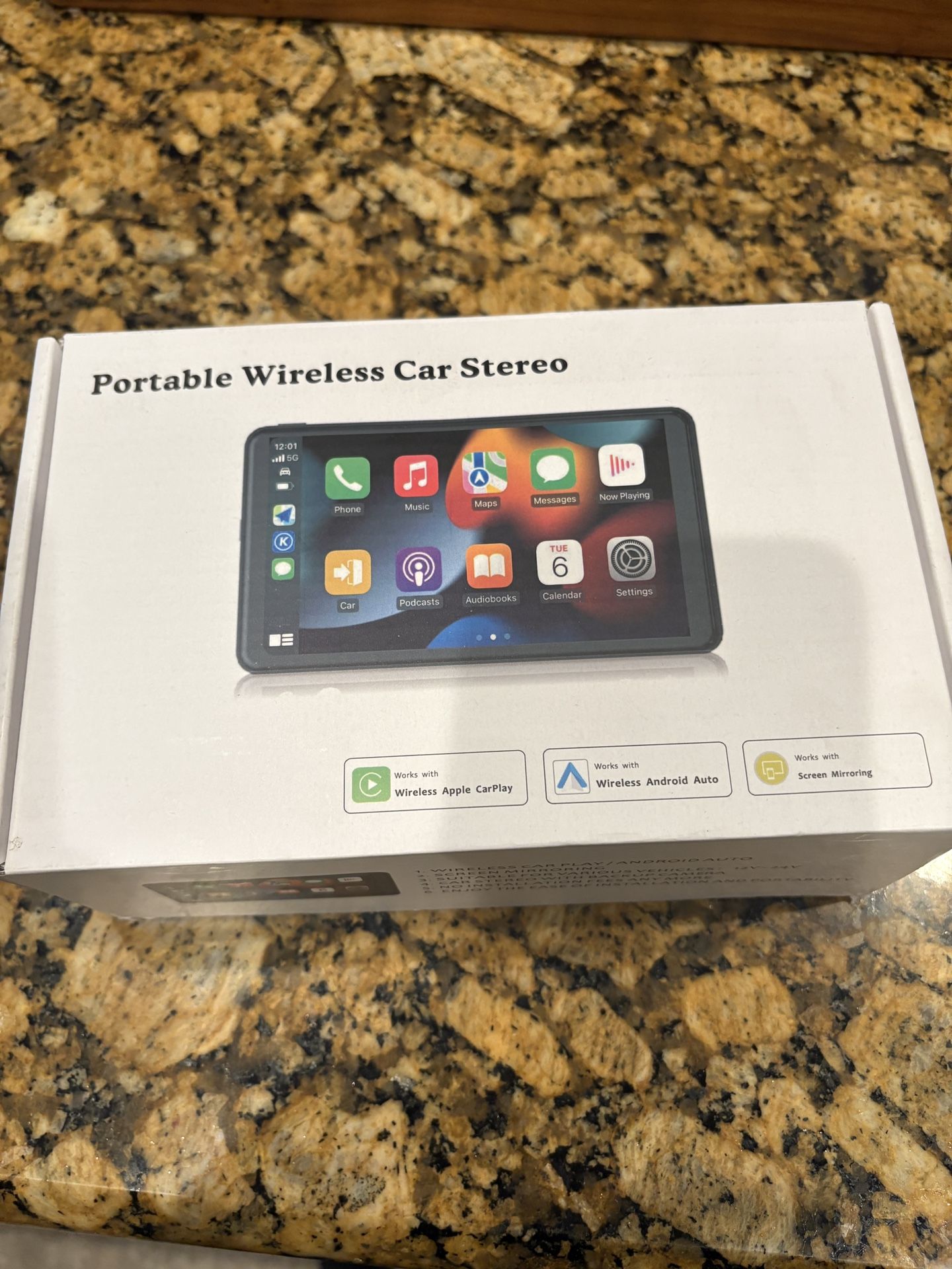 Portable Wireless Car Play - Compatible With Apple and Android