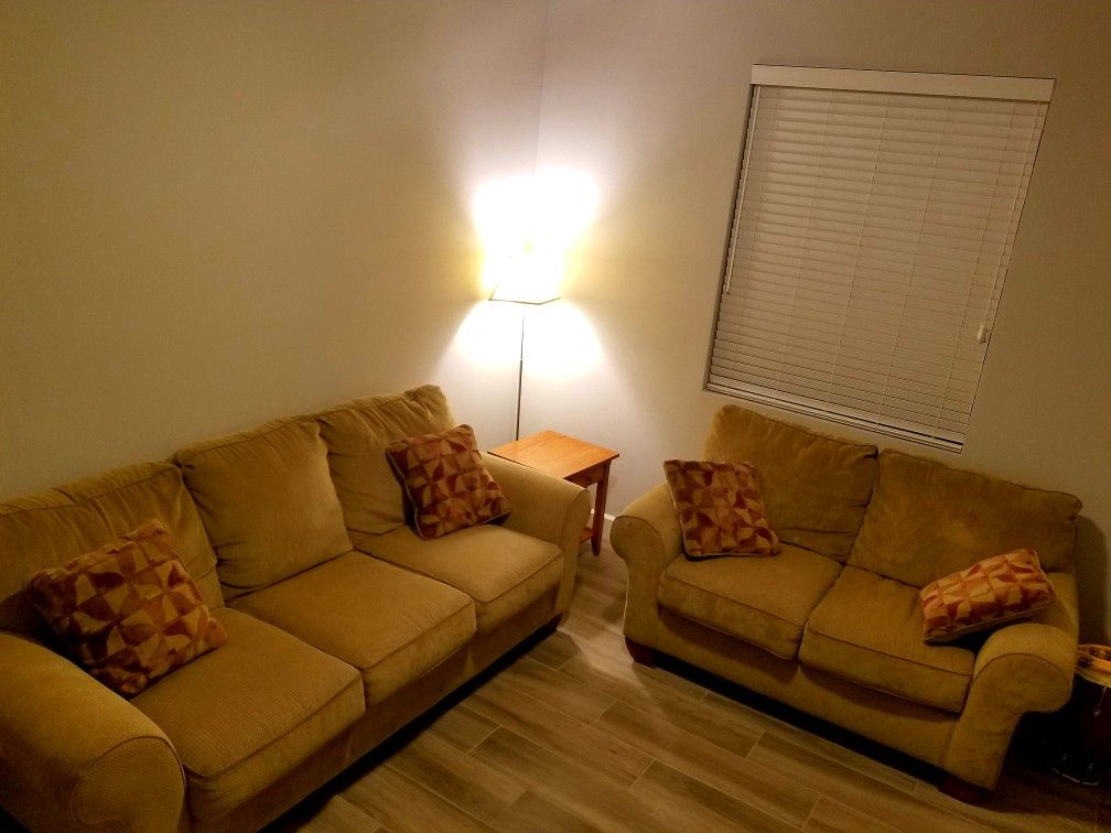 Ashley Furniture couch and loveseat