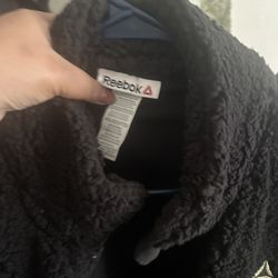 Black Sherpa Reebok Jacket