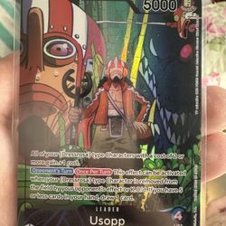 One Piece TCG Usopp Alt Art Leader