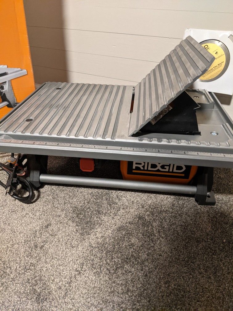 7" Wet Tile Saw Table Top Or Stand 