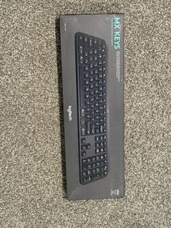 Logitech MX Keys Advanced Wireless Illuminated Rechargeable Full Keyboard 