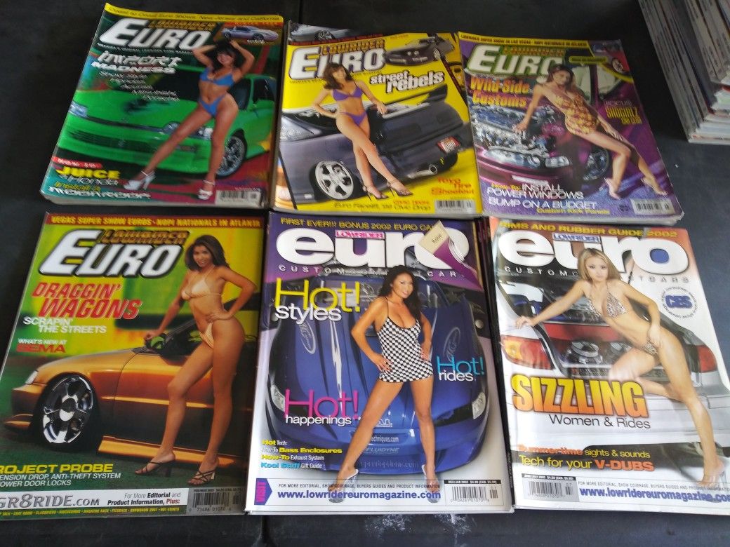 Vintage Euro Lowrider Magazines