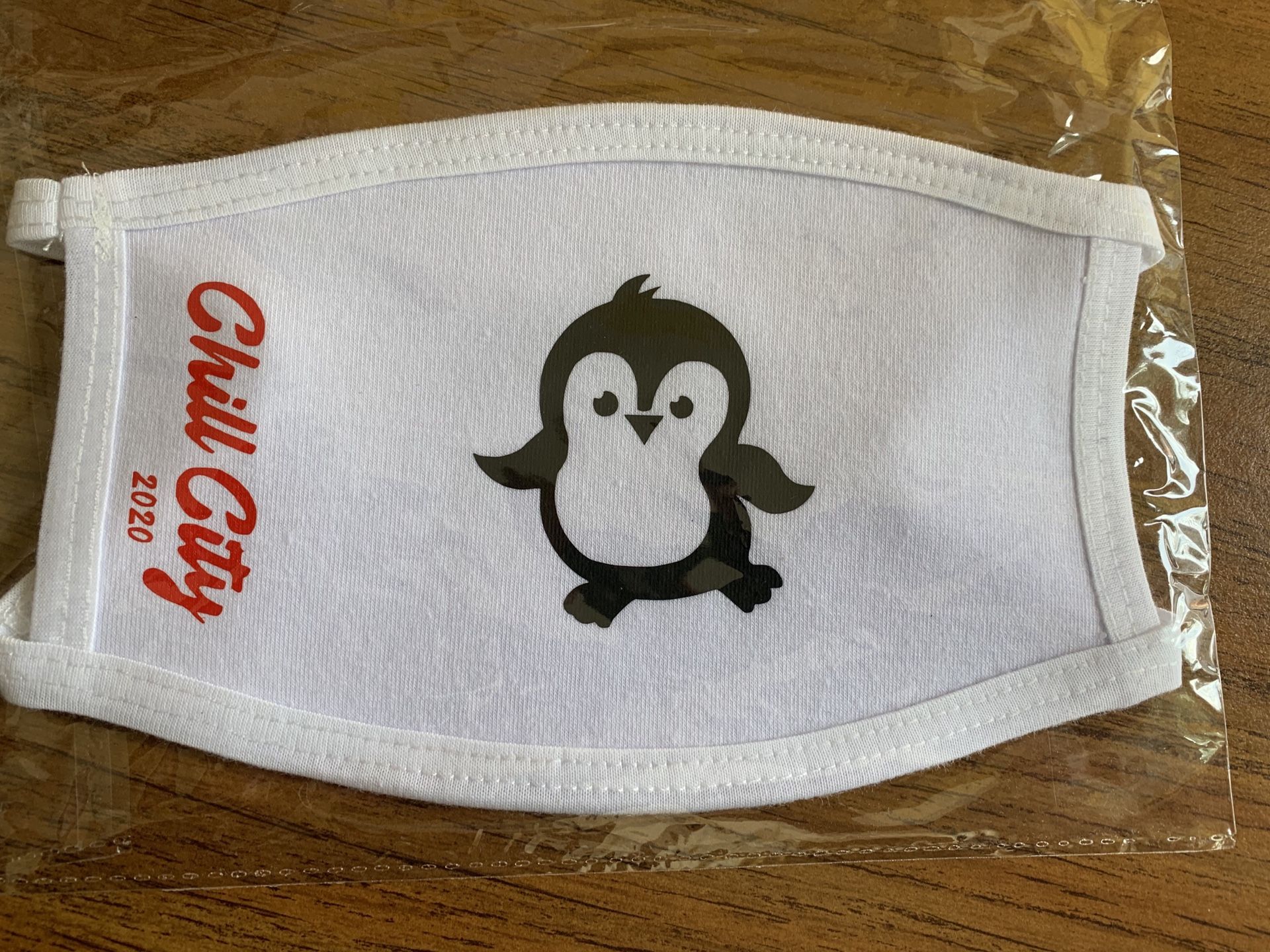 Penguin kids face mask