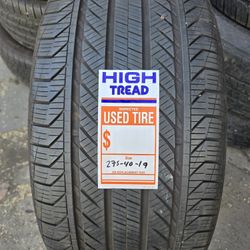 (1) 275 40 19 Continental Run Flat Tire 