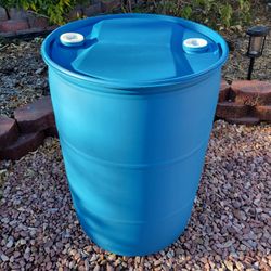 55 Gallon Food Grade Plastic Closed Tops