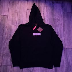 Supreme Burberry Box Logo Hoodie 