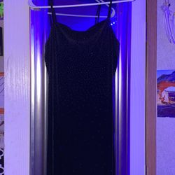 black velvet dress