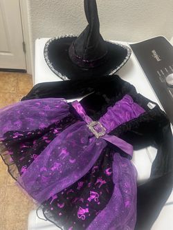 Size 5T costume girls halloween costume witch