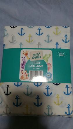 Little journey fitted crib sheet