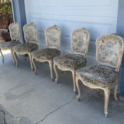 French Provincial Dining Chairs $20 Each