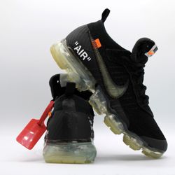 Size 6.5M | 8W - Nike Air VaporMax OFF-WHITE Black (2018) : AA3831-002 *VNDS*
