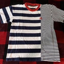 Large Burberry Double Striped Shirt