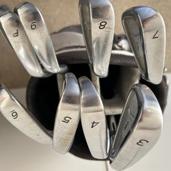 Taylormade RAC 3 Thru PW Reg Rifle 6.0 Shafts Golf Pride Grips