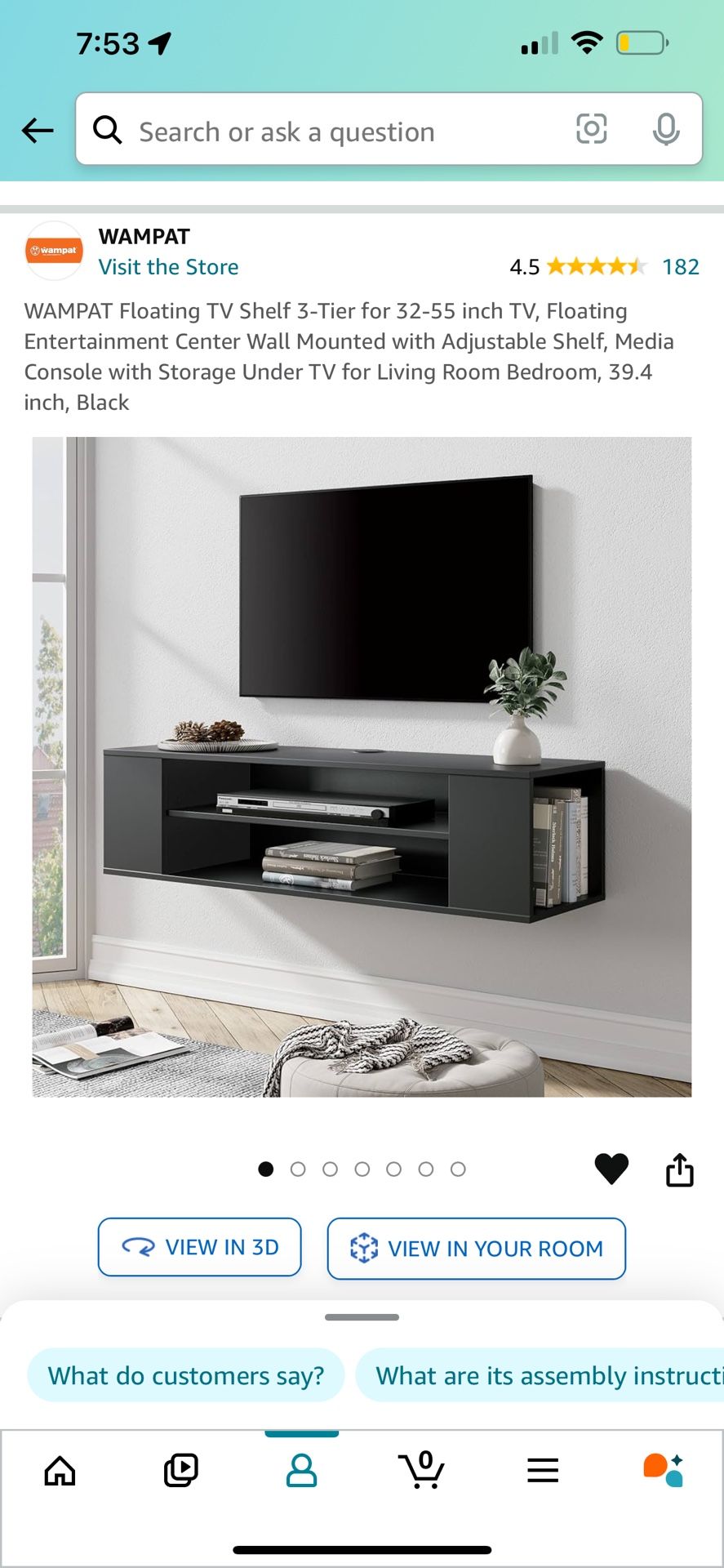 Wall Mounted Shelf