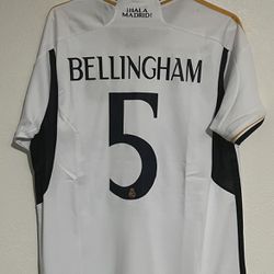 Real Madrid 23/24 Bellingham #5 Home Jersey Size XLarge