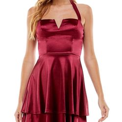 New Dark Red Party Dress Size XS Or S