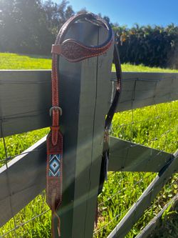 Leather Western Horse Headstall