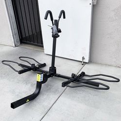 $129 (New in box) KAC 2-Bike Rack for Car, SUV, Hatchback Mount - 2” Anti-Wobble Hitch, Heavy Duty Bicycle Carrier 