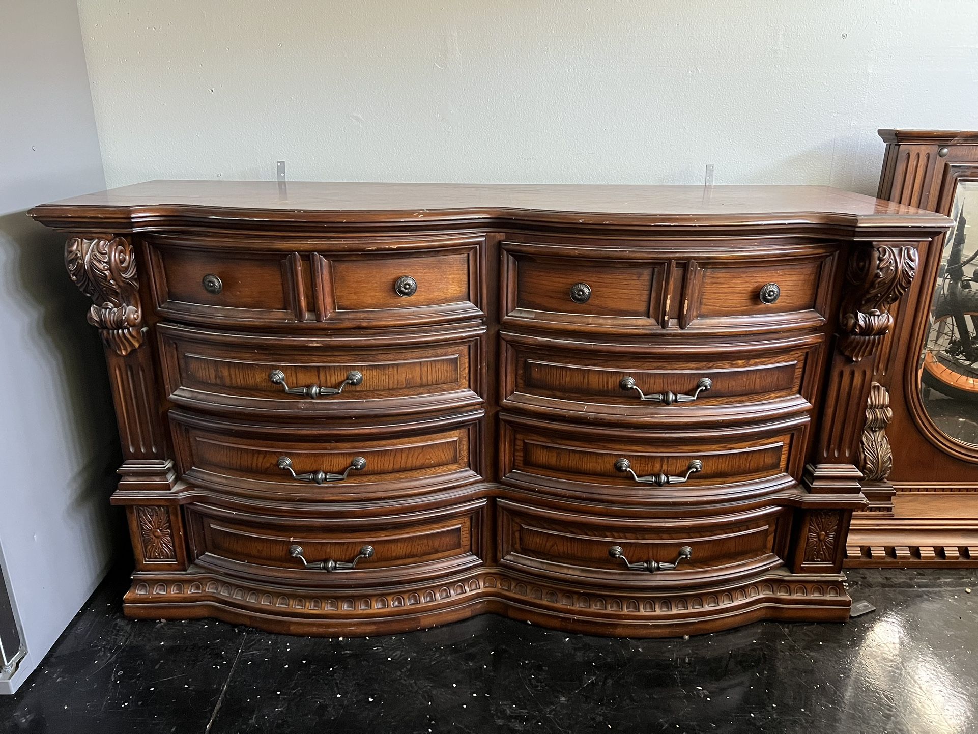 Antique Solid Wood Dresser