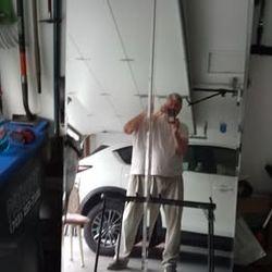 Mirrored Solid Bifold Closet Door ( 35 1/2" W x 77 1/