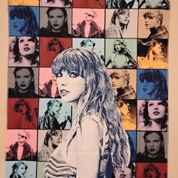 Taylor Swift Small Throw Blanket NEW 80 inch x 130 inch