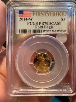 2014-W $5 Gold Eagle PCGS PR70DCAM First Strike