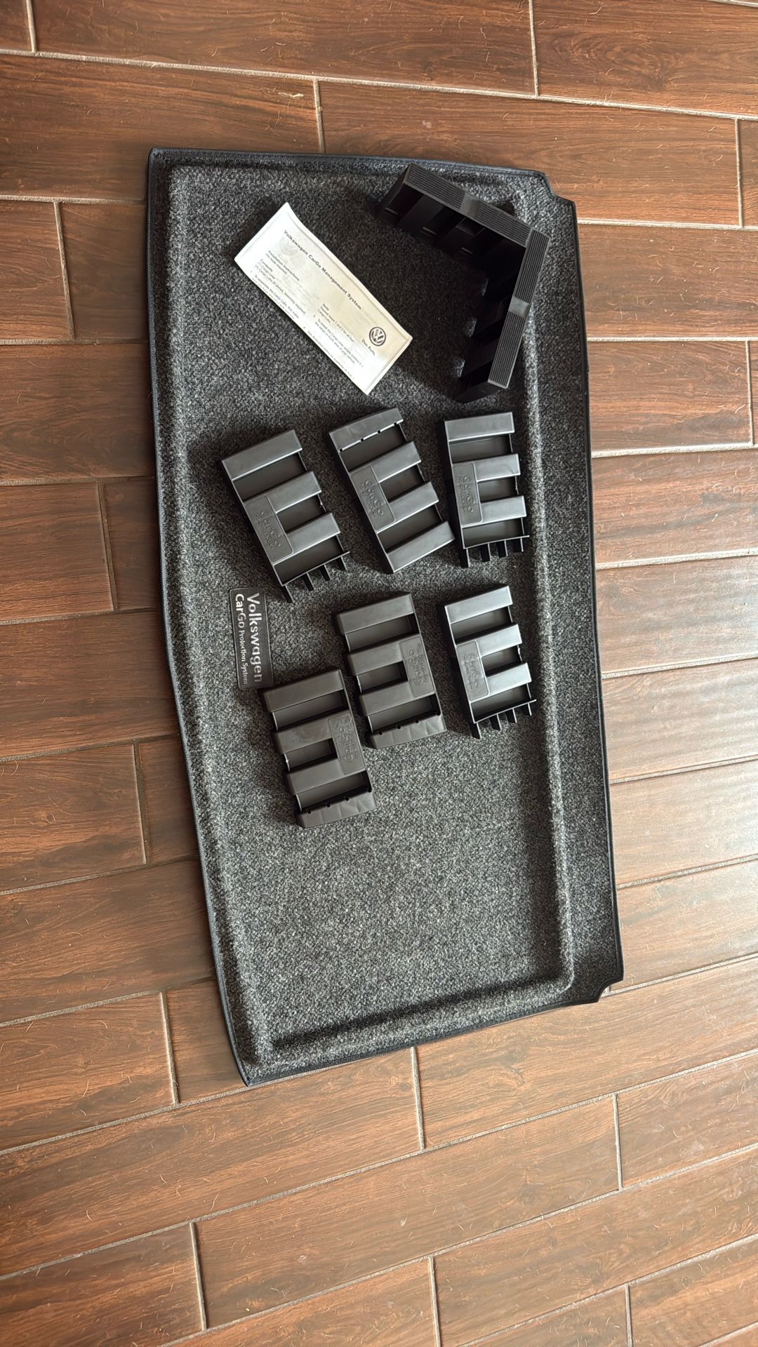 Cargo Trunk Liner With Blocks.
