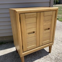 Blonde Oak Cabinet