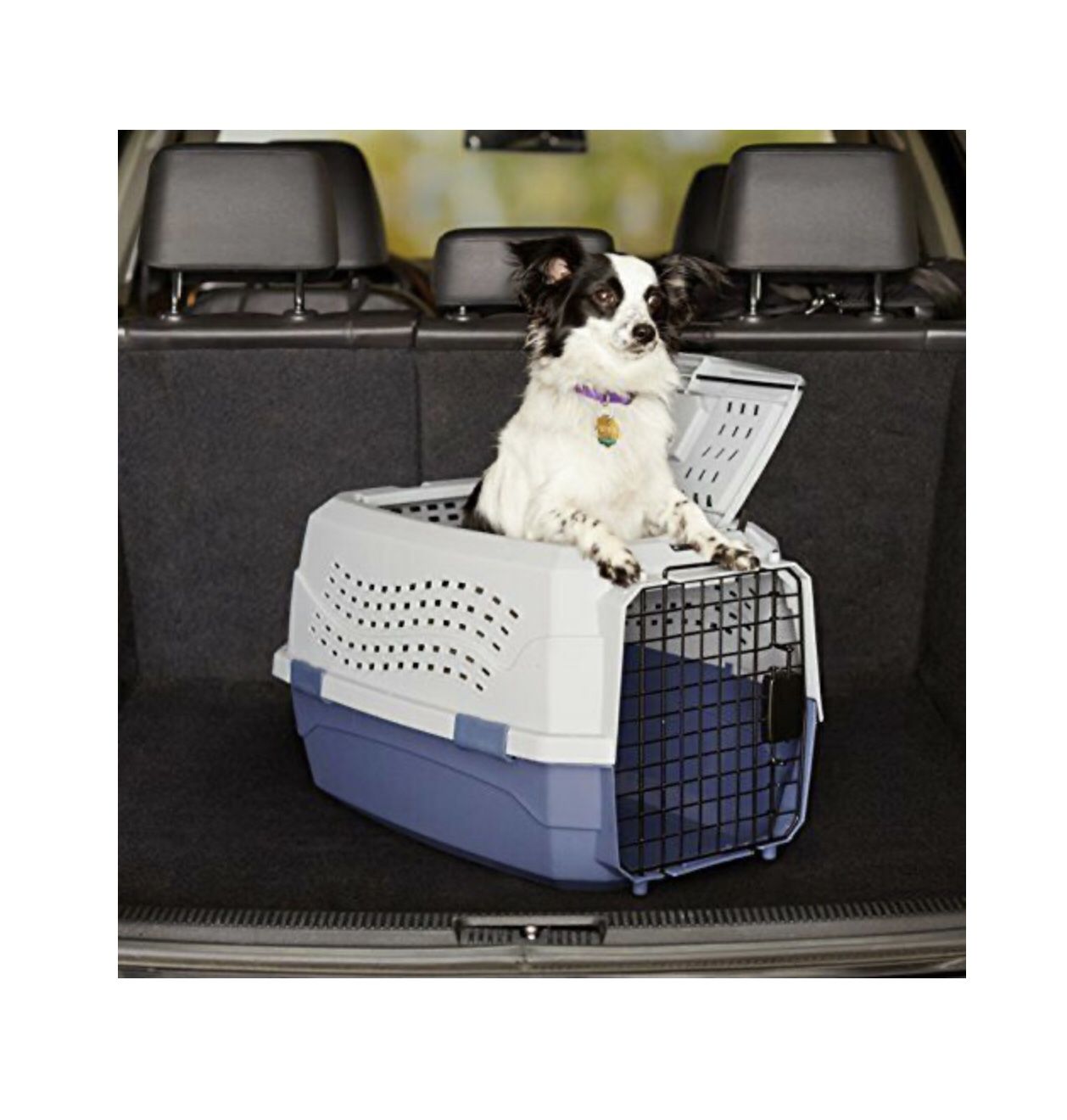 Two Door Top Load Pet Kennel Carrier Travel Crate Cage Dog Puppy Cat Box