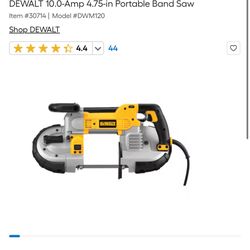 Dewalt Band Saw