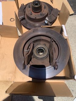 Brake rotors, pads and bearings.