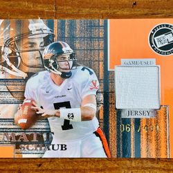 Matt Schaub RC 61/400 #JC-MS GAME USED JERSEY PRESS PASS