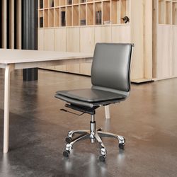 Lider Gray Plus Armless Office Chair