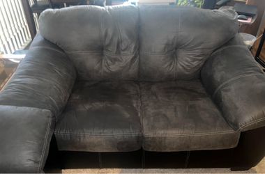 Gently used Mixed Grey Sofa and Loveseat set