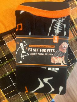 Halloween pet pajamas (XS)