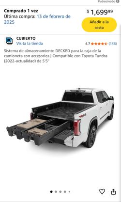 Caja de herramientas para Toyota tundra 2023  y diferentes años