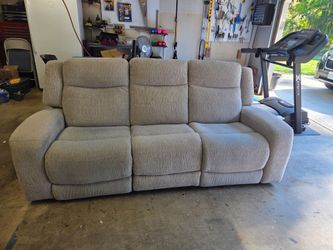 Opal power reclining sofa