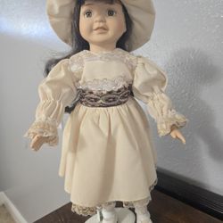 DOLL PORCELAIN ORIGINAL 17"