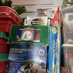 Tons Of Christmas decorations, lights, ornaments, and much more