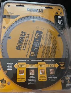 Dewalt tool saw blades 2 pack new circle