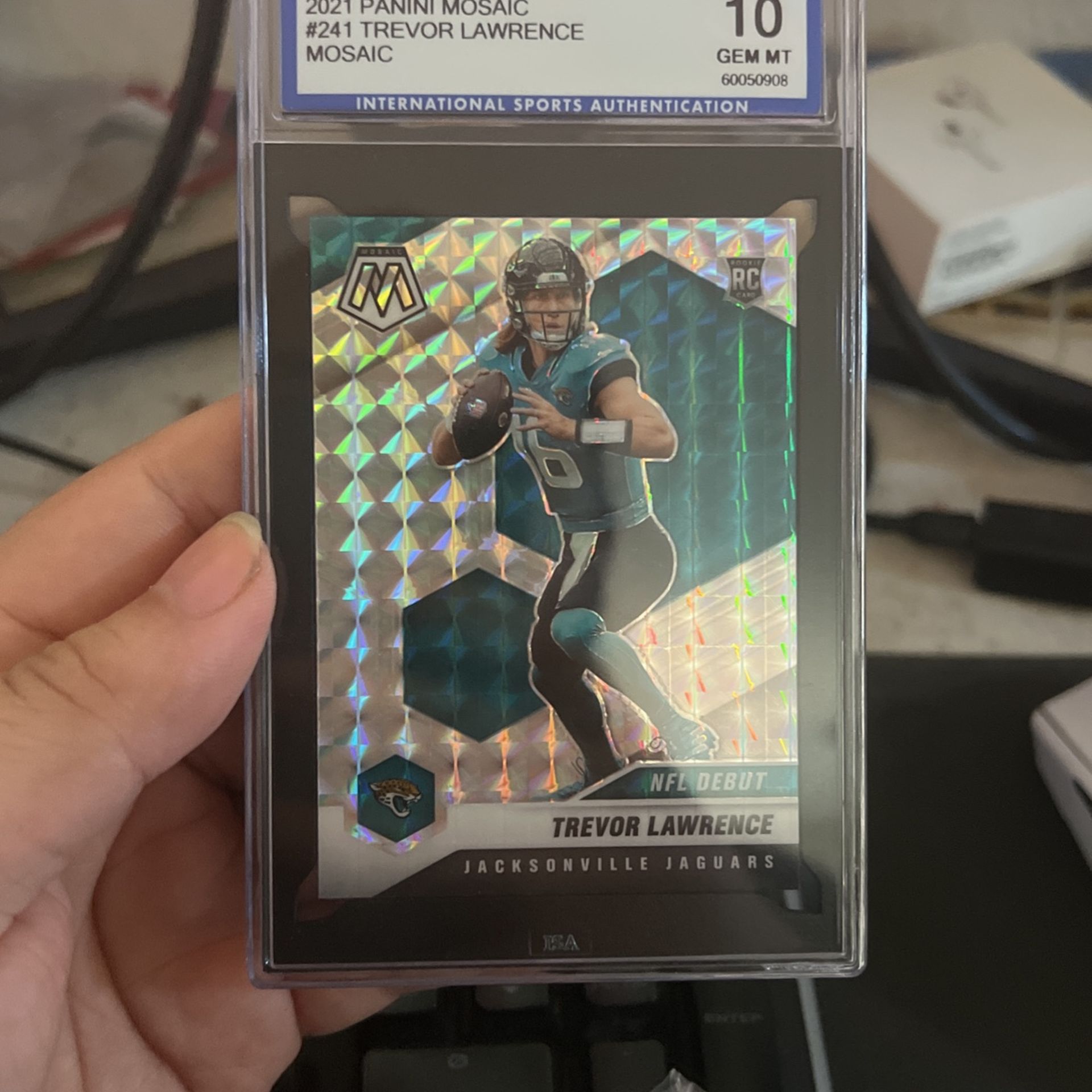 2021 Panini Mosaic #241 Trevor Lawrence